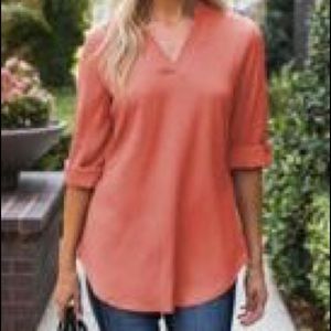 Pink Woman Shirt Top P1X pink